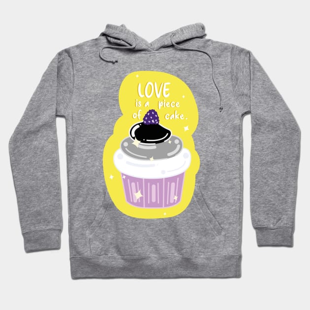 Love Cupcakes: Asexual Hoodie by HoneyLiss